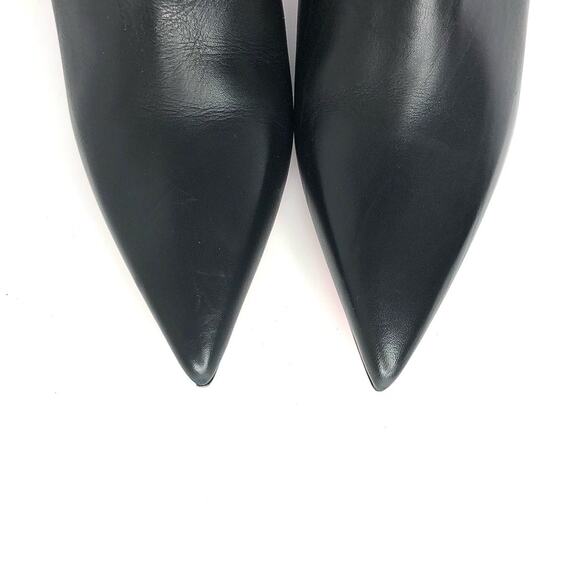 NEW Christian Louboutin Condora Botta 85 Black Knee High Pointed Toe Boots 37 - Picture 6 of 10